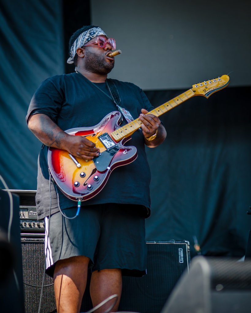 BJ the Chicago Kid performing at 80/35 Music Festival 2018 in Des Moines, Iowa