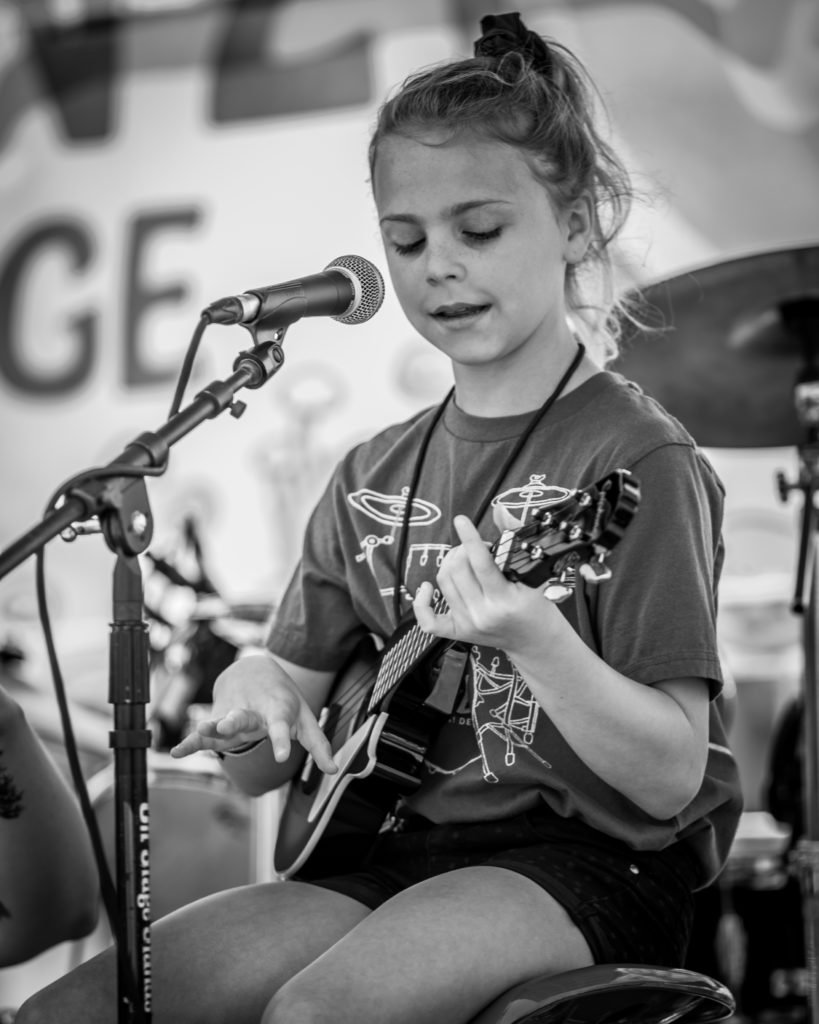 Girls Rock! Des Moines performing at 80/35 Music Festival 2018 in Des Moines, Iowa