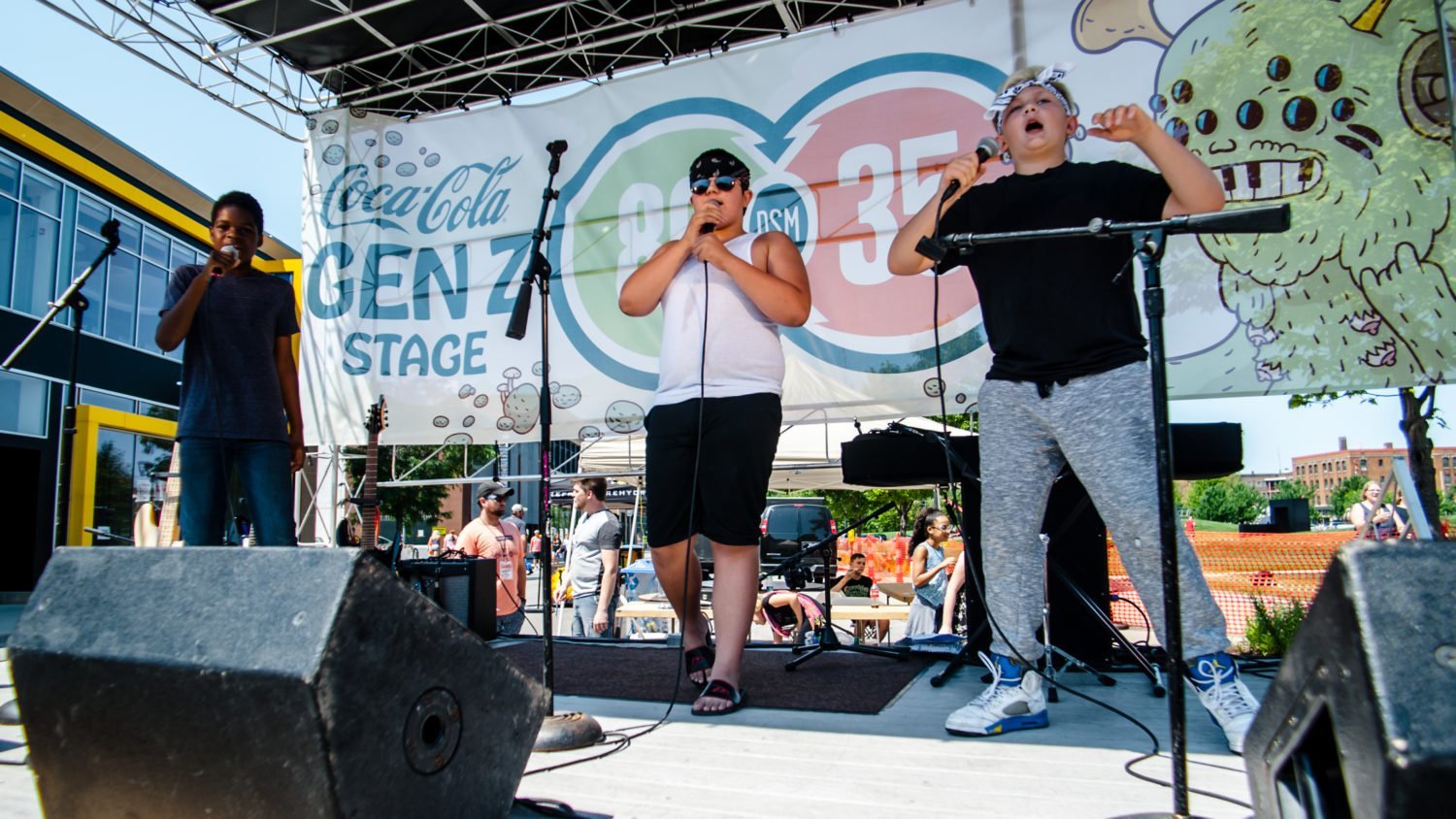 Summer Camp Hip Hop performing at 80/35 Music Festival 2018 in Des Moines, Iowa